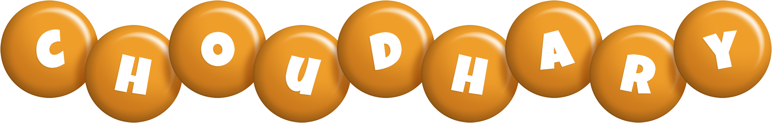 Choudhary candy-orange logo