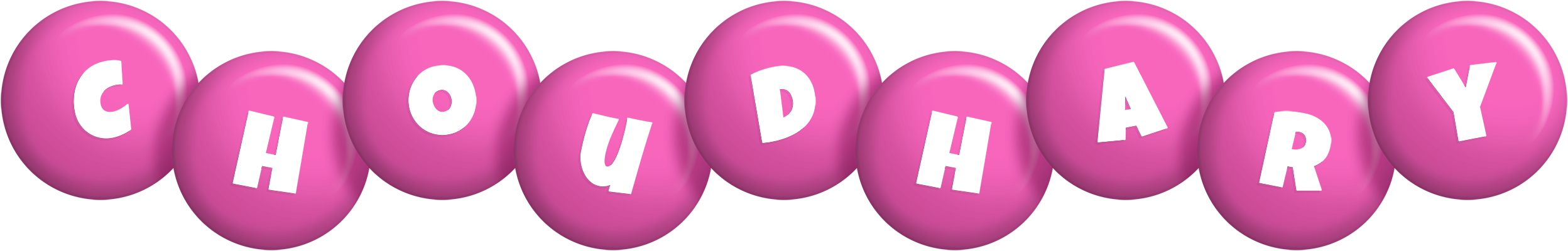Choudhary candy-pink logo