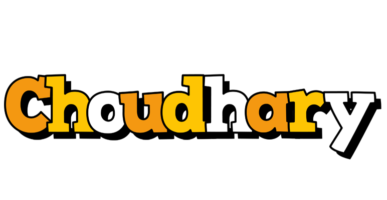 Choudhary cartoon logo