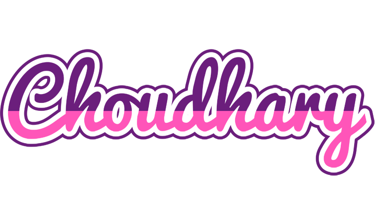 Choudhary cheerful logo
