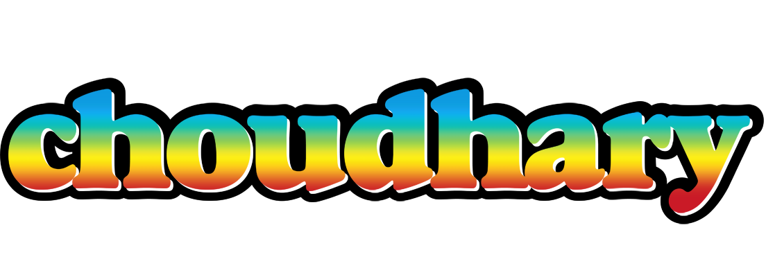 Choudhary color logo