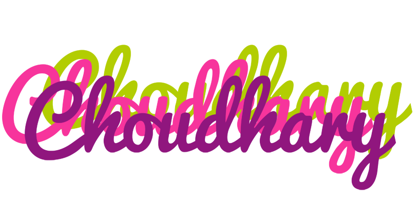 Choudhary flowers logo