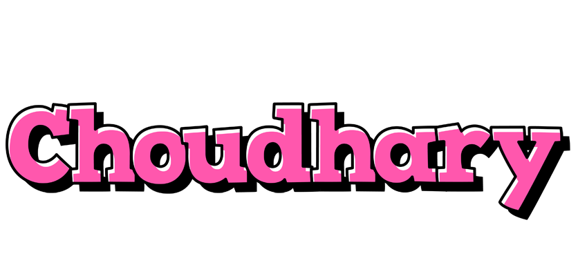 Choudhary girlish logo