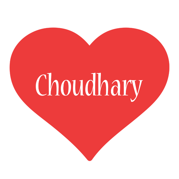 Choudhary love logo