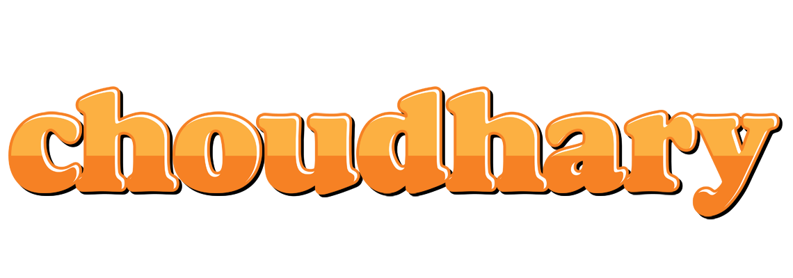 Choudhary orange logo