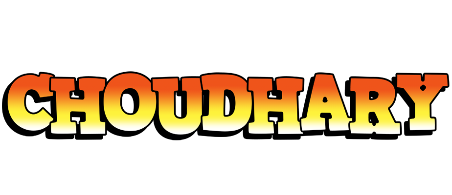 Choudhary sunset logo