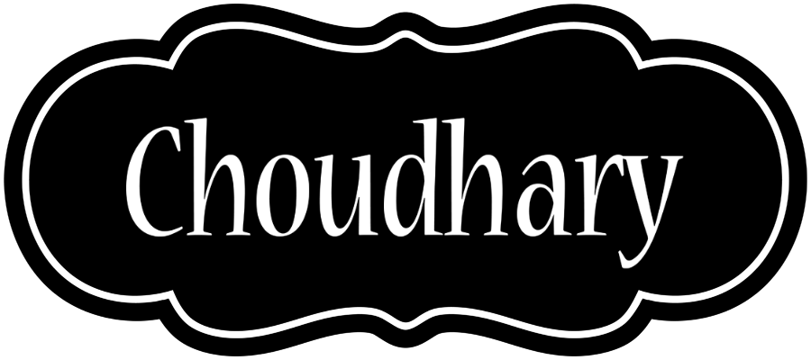 Choudhary welcome logo