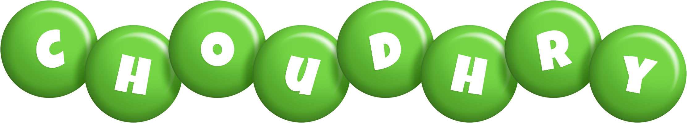 Choudhry candy-green logo