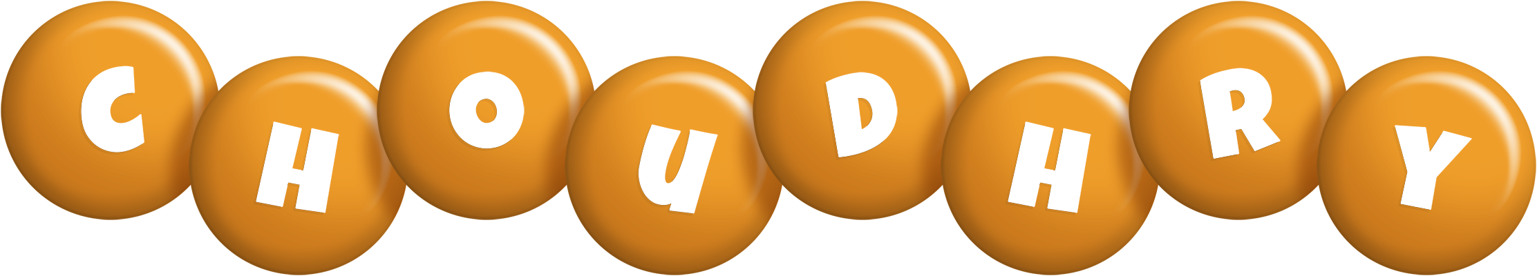 Choudhry candy-orange logo