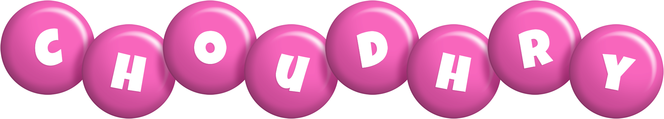 Choudhry candy-pink logo