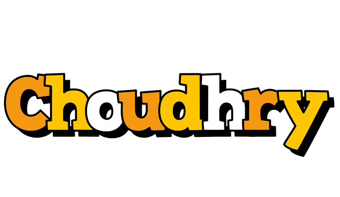 Choudhry cartoon logo
