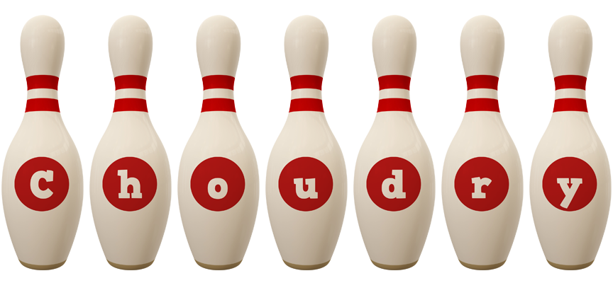 Choudry bowling-pin logo
