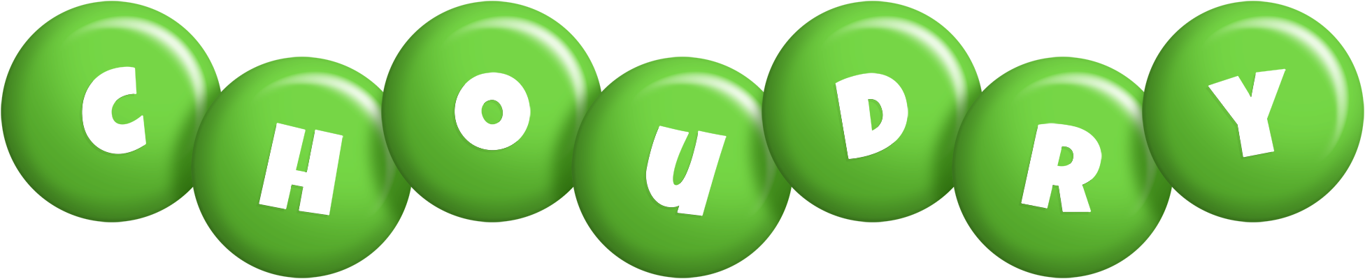 Choudry candy-green logo