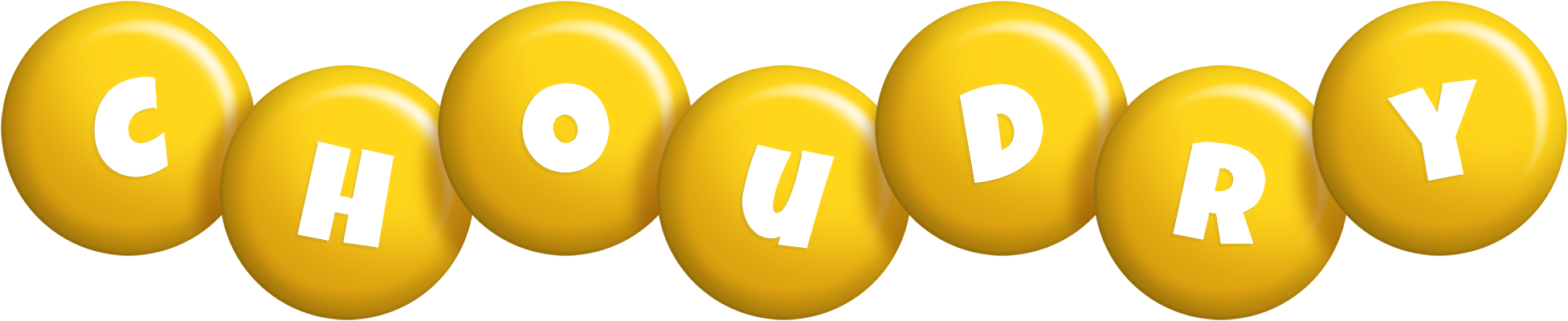 Choudry candy-yellow logo
