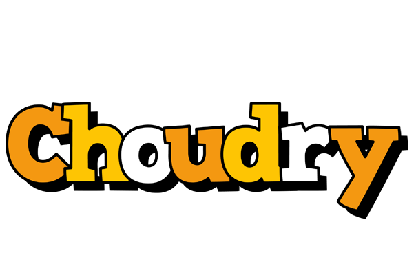 Choudry cartoon logo