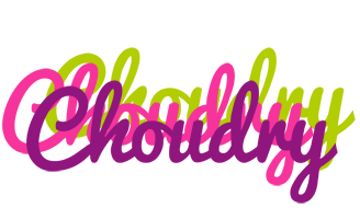 Choudry flowers logo