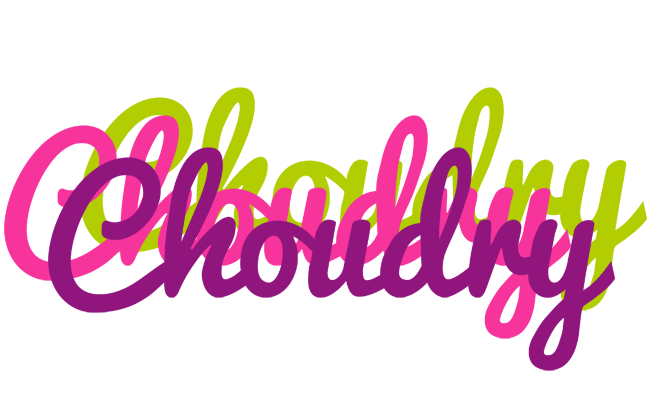 Choudry flowers logo