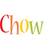 Chow birthday logo