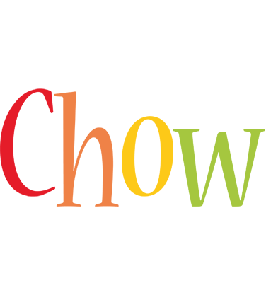 Chow birthday logo