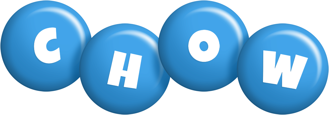 Chow candy-blue logo