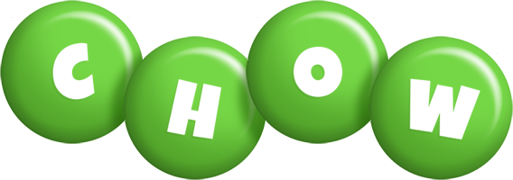 Chow candy-green logo