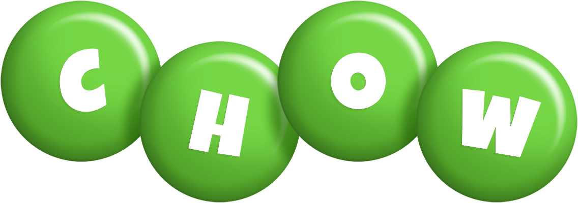 Chow candy-green logo