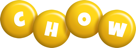 Chow candy-yellow logo