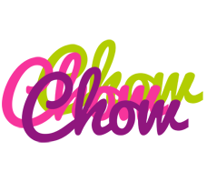 Chow flowers logo