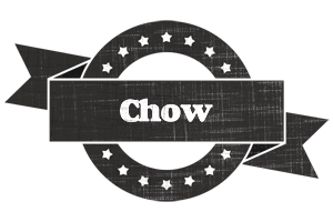 Chow grunge logo