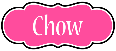 Chow invitation logo