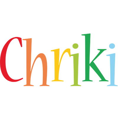Chriki birthday logo