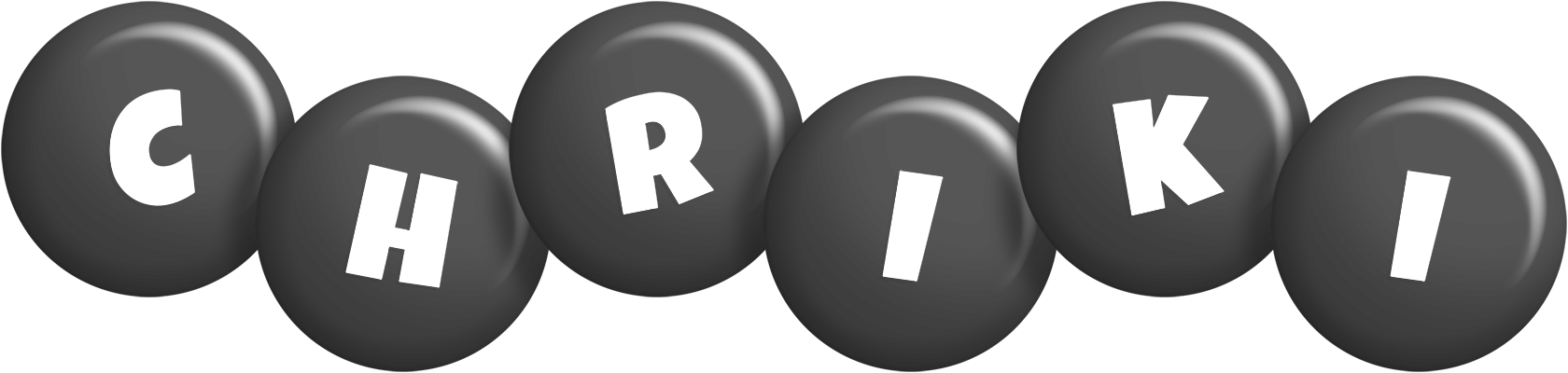 Chriki candy-black logo
