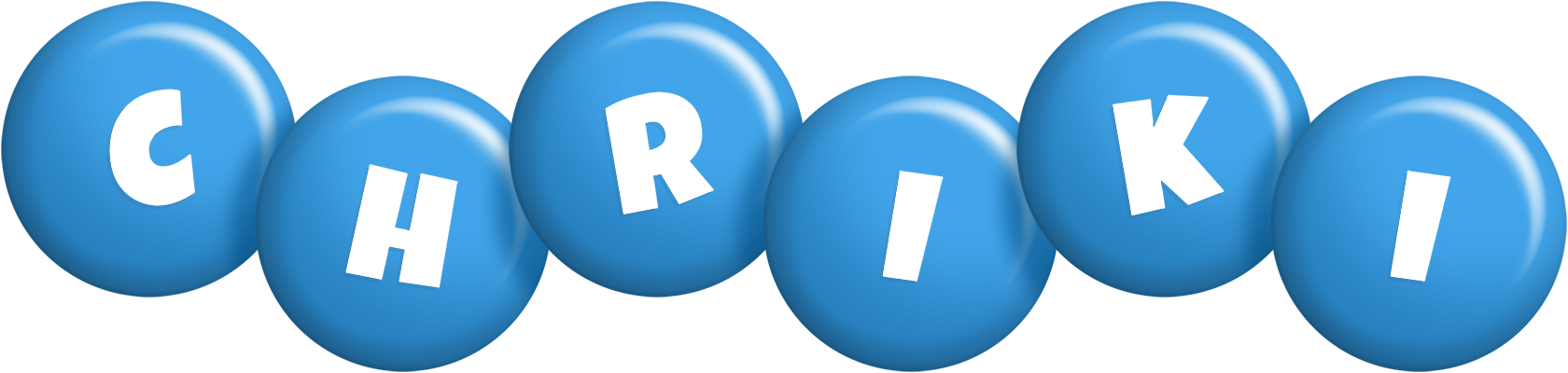 Chriki candy-blue logo