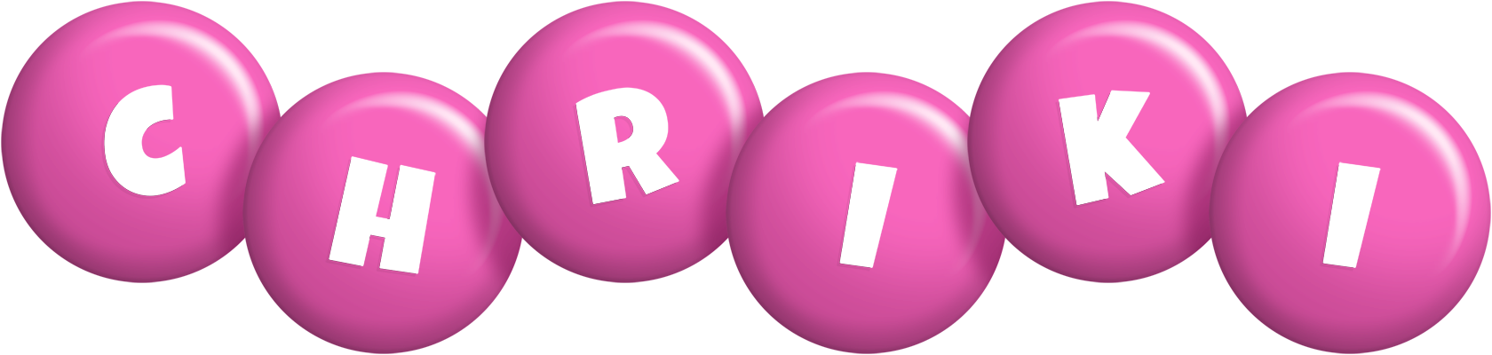Chriki candy-pink logo