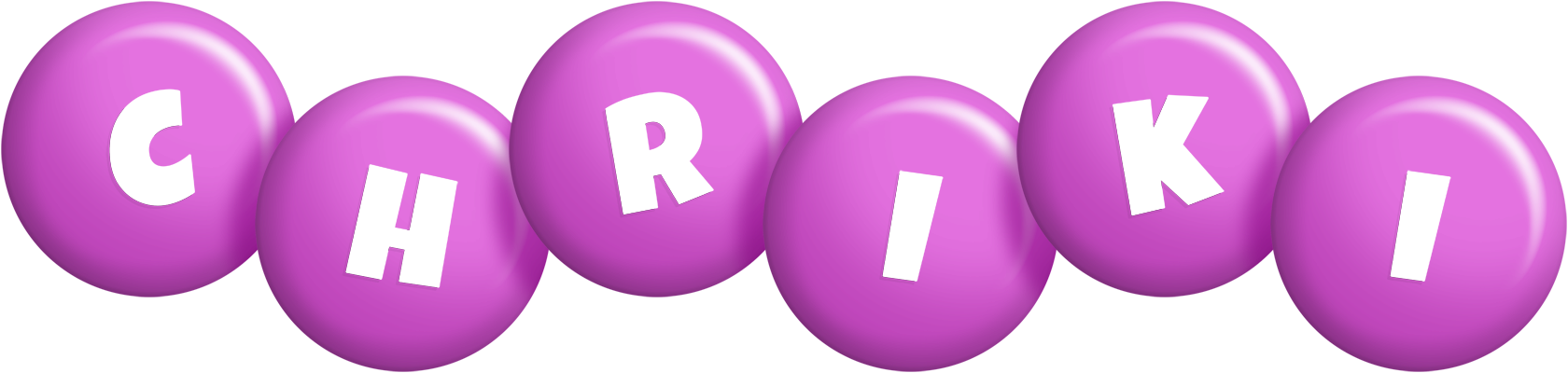 Chriki candy-purple logo
