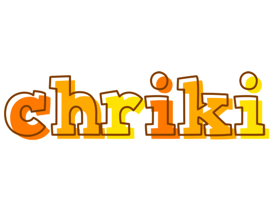 Chriki desert logo