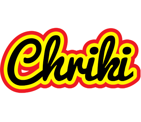 Chriki flaming logo