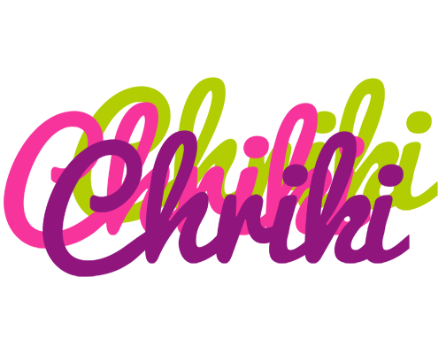 Chriki flowers logo
