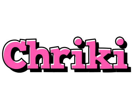 Chriki girlish logo