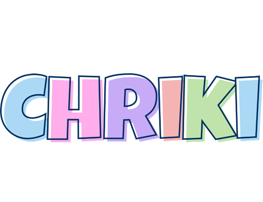 Chriki pastel logo