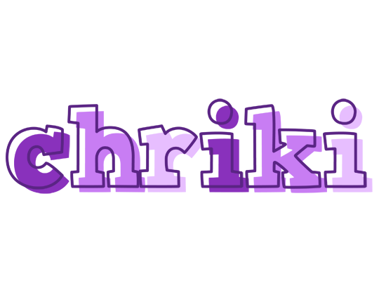 Chriki sensual logo