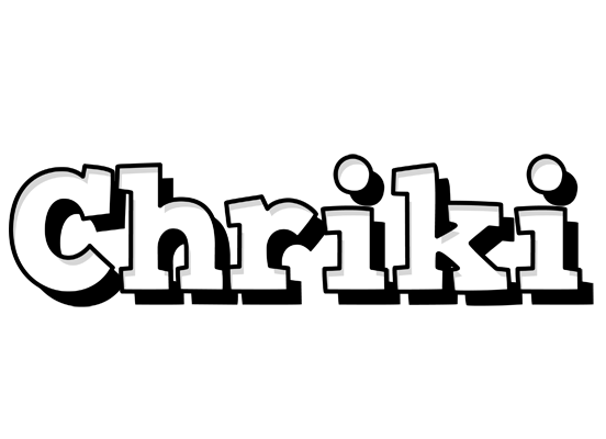 Chriki snowing logo