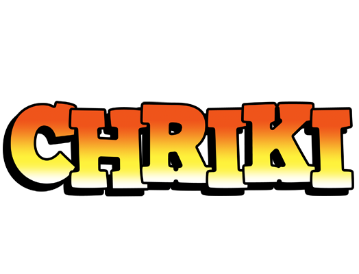Chriki sunset logo