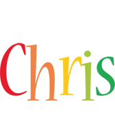 Chris birthday logo