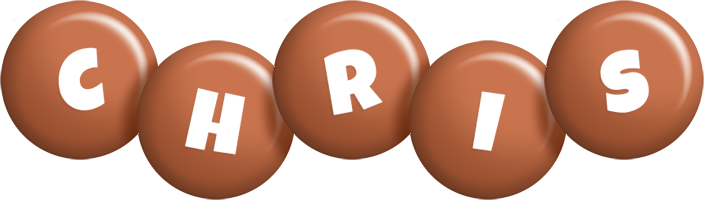 Chris candy-brown logo