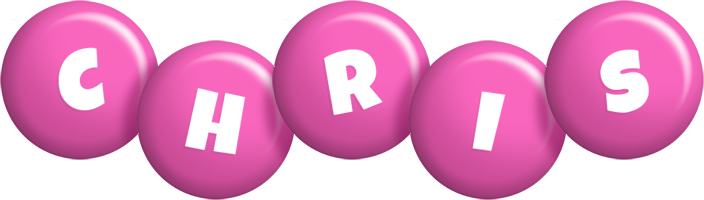 Chris candy-pink logo