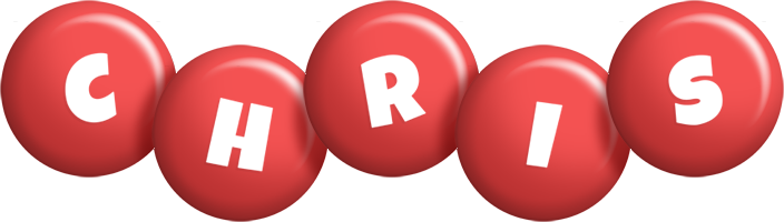 Chris candy-red logo