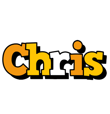 Chris cartoon logo