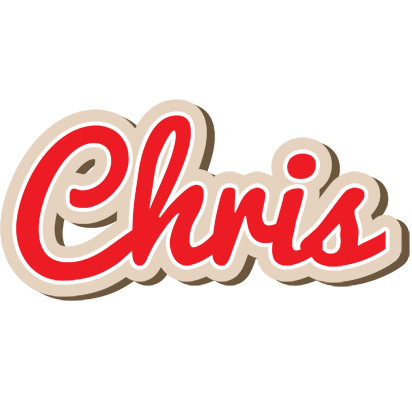 Chris chocolate logo