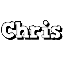 Chris snowing logo